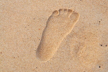 Footprint sand 