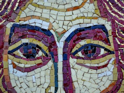 Mosaic wall art photo