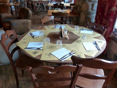Seat inn restaurant photo