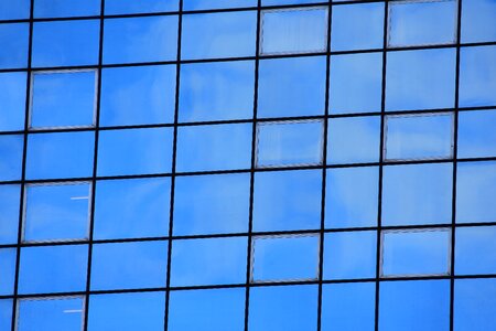 Blue bright building