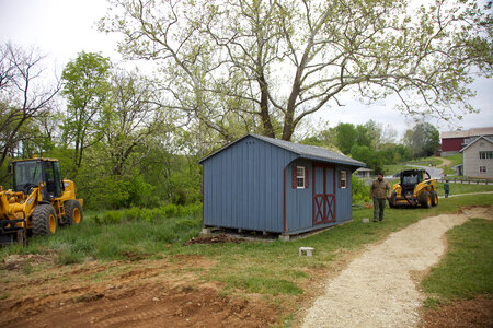Construction of outdoor classroom-1