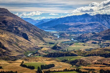 South island panorama graze photo