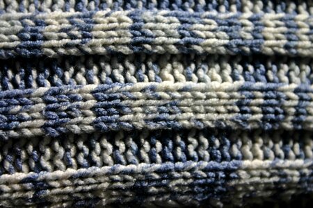 Close up knit knitted photo