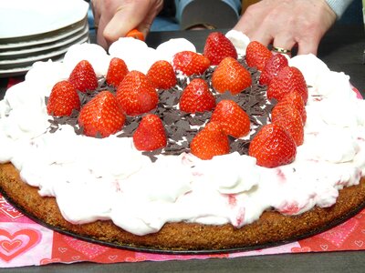 Strawberry pie strawberries strawberry cake photo