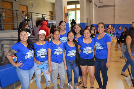 Group representing American Samoa at the Native Youth Community Adaptation Leadership Congress