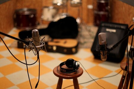Music studio stage sound photo