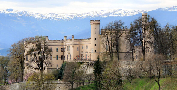 Wolfsberg Castle architecture in Wolfsberg, Carinthia, Austria photo