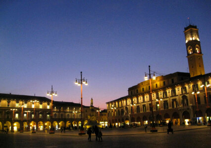 Piazza Saffi in Forli, Italy