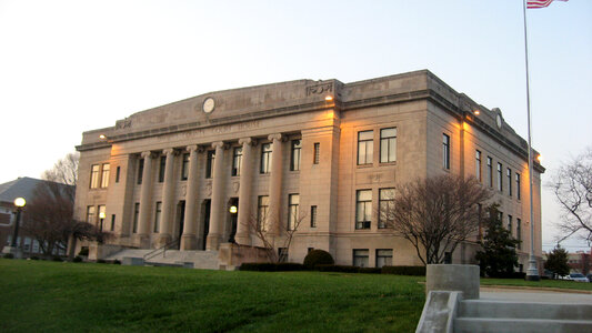 Daviess County courthouse in Washington, Indiana photo