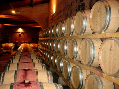Tuscany barrel wooden barrels photo