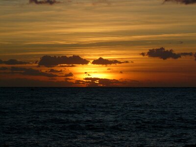 Ocean romantic horizon