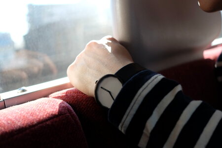 on the way