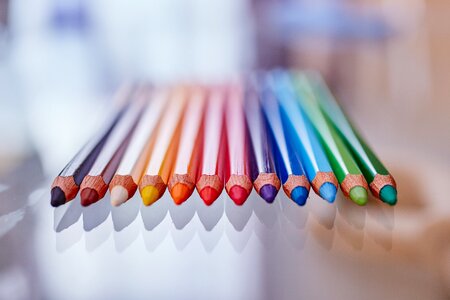 Multi-Colored Pencils photo