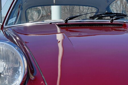 Headlight windshield vehicle photo