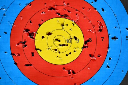 Archery center target photo
