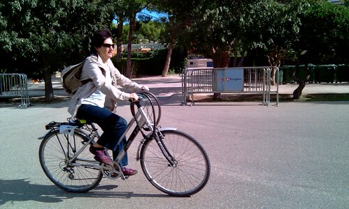 Park bike cyclist photo