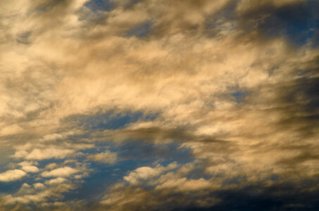 Dusk Clouds Background photo