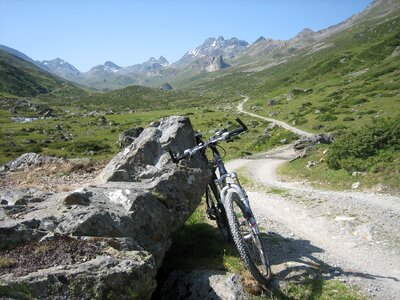 Away mountains transalp photo