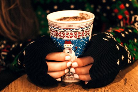 Chocolate dessert drink photo