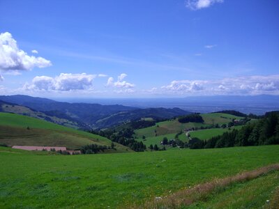 Münstertal clouds panorama