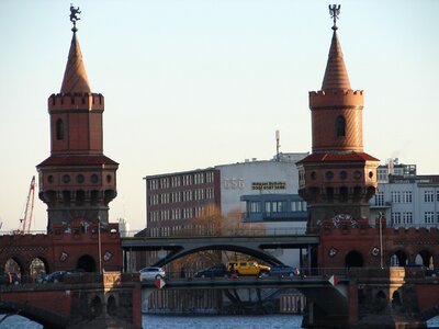 Oberbaumbrücke bridge structures