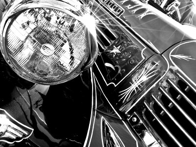 Automobile black and white car photo