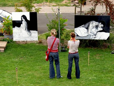 Art observer beauties