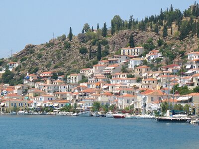 Greek island greece architecture photo