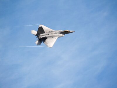 Lockheed martin f-22 raptor attack photo