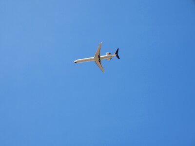 Blue flyer aircraft noise photo