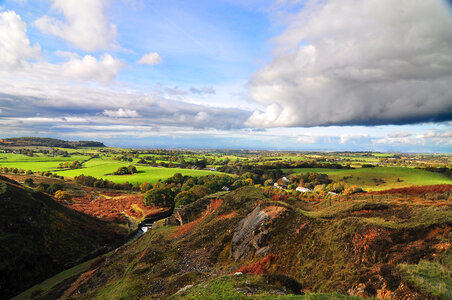 Beautiful Landscape with clouds and sky photo