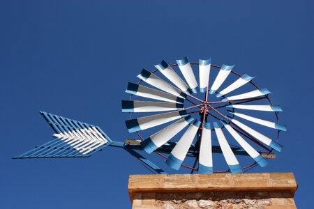 Sky blue windräder