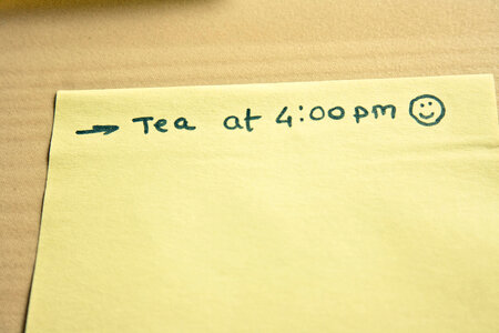 Tea Time Note photo