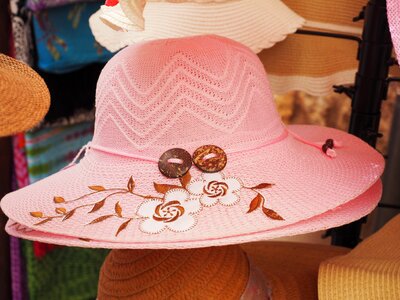 Woman hat sun protection headwear