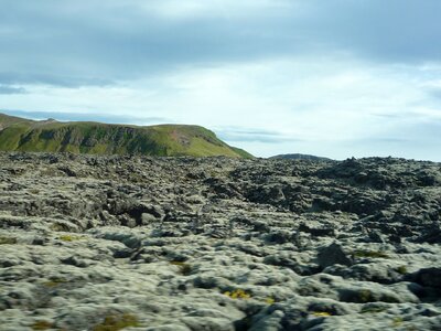 Nature landscape lava rock photo