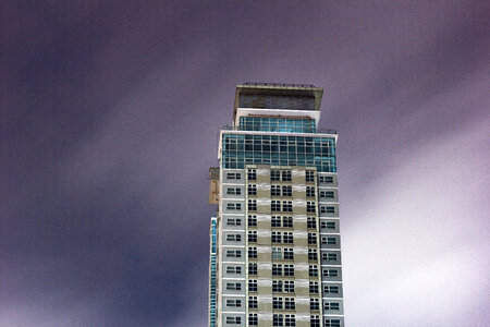 Tower under the sky in Quezon City, Philippines photo