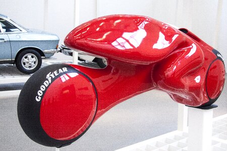 Aerodynamics motorcycle design study