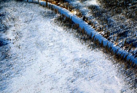 Frozen photo river