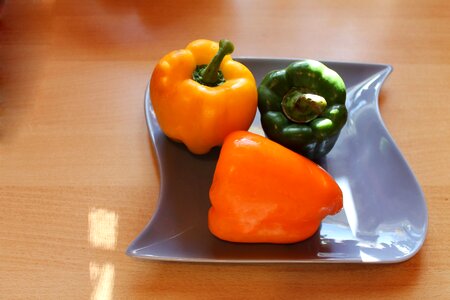 Yellow peppers vegan vegetarian