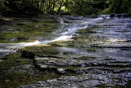 Small water cascade at Cayuhoga Valley National Park, Ohio photo