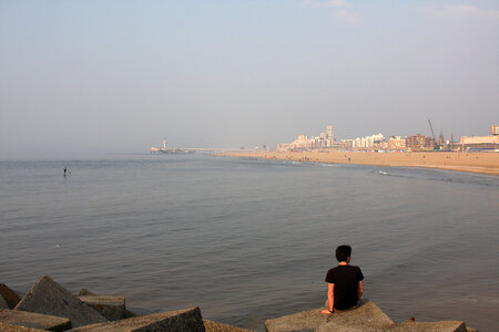 A view of Scheveningen, Holland. photo