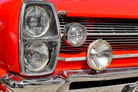 Metallic red shining