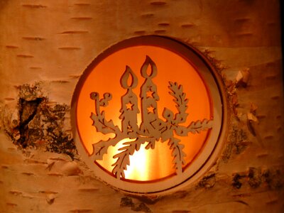 Wood wood carving birch photo