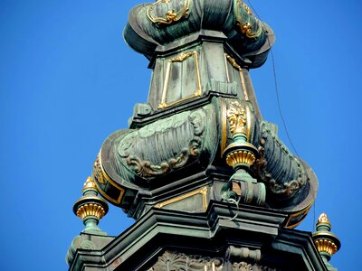 Byzantine cathedral church tower photo