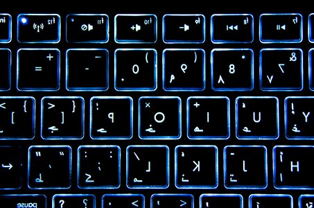 Black computer keyboard keyboard photo