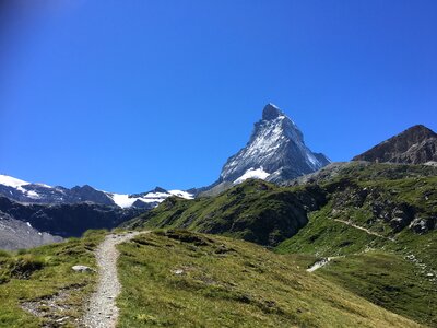 Mattehorn alpine mountain, Switzerland photo