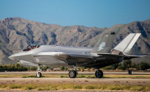 A Royal Australian Air Force F-35A Lightning II