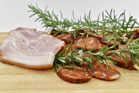 Pork pork loin rosemary photo