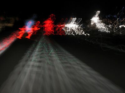 Traffic night lights
