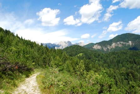 Top of the Mauria Pass, Dolomiti, Italy photo